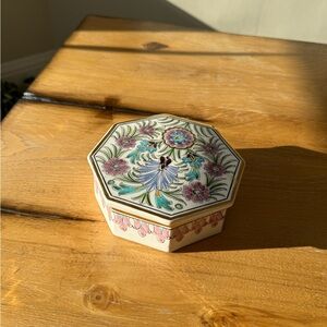 Floral Octagonal Decorative Box